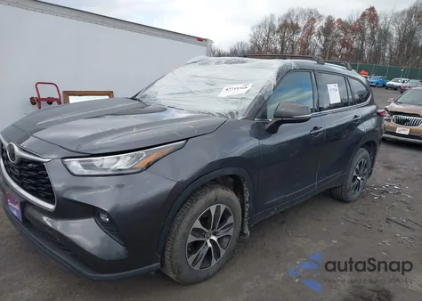 2020 Toyota Highlander Xle from USA, damaged, VIN 5TDGZRBH9LS015870